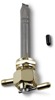 Pingel Brass Hex Fuel Petcock Valve 22mm Inward 90 Deg. Outlet