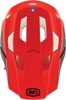 100% Trajecta Fidlock Cargo Helmet Matte Red Fluo Large - Full face MTB helmet, matte red fluo, size L