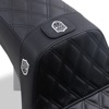 Saddlemen Pro Series SDC Performance Grip Seat Black For Harley Dyna - Performance seat with GelCore for Harley Dyna models