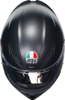 AGV K1 S Solid Helmet Matte Black 2XL Full Face Unisex - Full face matte black helmet, size 2XL, unisex