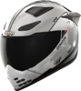 ICON Domain Future Proof Helmet Gray 3XL - Full-face helmet with FRP shell