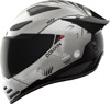 ICON Domain Future Proof Helmet Gray 3XL - Full-face helmet with FRP shell
