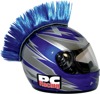 PC Racing Blue Helmet Mohawk