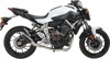 Stainless Steel MGP Growler Full Exhaust - For 15-21 Yamaha FZ-07 MT-07 XSR700