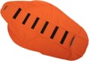6-Rib Water Resistant Seat Cover Orange/Black - For 01-07 KTM SX XC EXC
