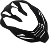 Icon Airflite Helmet Airfoil SB Matte Black One Size - Replacement airfoil for Icon Airflite helmets