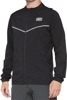 100% Men's Corridor Stretch Windbreaker Black Large