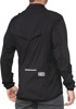 100% Men's Corridor Stretch Windbreaker Black, Size S