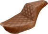 Step-Up Lattice Stitched 2-Up Seat Brown - For 96-03 FXD Super Glide Step-Up Lattice Stitched 2-Up Seat Brown - For 96-03 FXD Super Glide