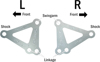 Lowering Links - 1", 3" - For 03-08 Yamaha YZF R6/S