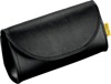 Willie & Max Handlebar or Windshield Pouch Black Synthetic Leather - Universal handlebar or windshield pouch, black