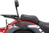 Cobra Detachable Backrest Black Round Backrest for For 00-17 HD Softail