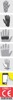 Atom Motorcycle Gloves Black 3X-Large