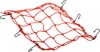 15" x 15" Super Bungee Cargo Net - Red - Genuine EMGO 6 Hook Tiedown