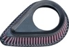 Performance Machine Jet Air Cleaner Replacement Air Filter Black - Replacement filter for Jet air cleaner
