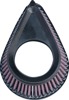 Performance Machine Jet Air Cleaner Replacement Air Filter Black - Replacement filter for Jet air cleaner