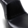 Daytona Smooth Vinyl 2-Up Seat Black Low - For 18-20 Harley FXBR