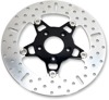 5 Button Floating Front Brake Rotor, Wide Band - Black Chrome Center 5 Button Floating Front Brake Rotor, Wide Band - Black Chrome Center