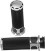 Arlen Ness Cable Style Fusion Series Slot Track Grips Chrome