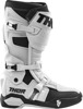 Radial Dirt Bike Boots - White Men's Size 8 - Click Image to Close