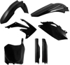 Black Plastic Kit - For 09-12 Honda CRF450R 10-13 CRF250R