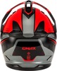 GMAX GM-11 Decima Helmet Black/Red/Grey Medium