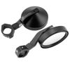 DragonFire SS Defender Side Mirrors Black Pair Fits 1.75â€“2 in. Cages