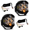 LED Light Kit LP6 w/Upfitter For Jeep JL/JT Rubicon Steel Bumper