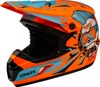 GMAX MX-46Y Unstable Youth Helmet Hi-Vis Orange/Blue Medium - Youth MX helmet Medium Hi-Vis Orange/Blue