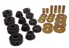 Black Body Cab Mount Set Fits 73-80 GM C-10 C1500 1/2 Ton 2WD Pickup