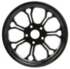 Custom Pulley Revolver Black 70T 1-1/8" - HD Touring/Softail Custom Pulley Revolver Black 70T 1-1/8" - HD Touring/Softail