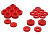 Energy Suspension Body Mounts - Red Fits Jeep CJ5-CJ7