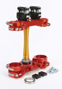 ROCS Triple Clamp 22mm Red - For 17-20 CRF450R/RX & 18-21 CRF250R ROCS Triple Clamp 22mm Red - For 17-20 CRF450R/RX & 18-21 CRF250R