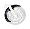 DEI Front Fender W/Satin Spacers for 21 Inch Tires - For '14-Up H-D FLH/T