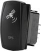 "GPS" Illuminated Rocker Switch - Amber Lighted SPST Rocker