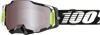 100% Armega Goggles RACR HiPER Silver Mirror Lens Adult Unisex - Premium off-road goggles with HiPER Silver Mirror lens