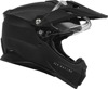 FLY Racing Trekker Solid Helmet Matte Black X-Large - ECE/DOT helmet with sunshade & clear shield