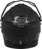 FLY Racing Trekker Solid Helmet Matte Black X-Large - ECE/DOT helmet with sunshade & clear shield