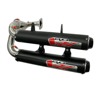 Big Gun EVO U Series Dual Slip-On Exhaust Black Fits 19-22 Honda Talon 1000R/X