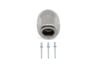FMF TurbineCore 2 Replacement Rear Cone Cap 1.25 Inch Stainless - Replacement end cap for FMF TurbineCore 2 silencers
