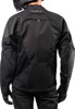 ICON Mesh AF Leather Jacket Men's Black Size S - Men's black sport leather jacket