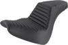 Step-Up Tuck and Roll 2-Up Seat - Black - For 18-20 Harley FXBR/S Step-Up Tuck and Roll 2-Up Seat - Black - For 18-20 Harley FXBR/S