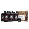 Klotz Oil Change Kit 20W-40 for Indian Thunderstroke V-Twin - 6 Qt Synthetic Oil Kit For Indian Thunderstroke V-Twin