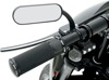 Arlen Ness Micro Mirrors - Mini Oval Black Left 4.5"x1.5"