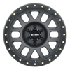 MR309 Grid 18x9 +18mm Offset 6x135 94mm CB Titanium/Black Street Loc Wheel