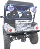 KFI Rear Formed Bumper Black for Kawasaki Teryx4 2012-2023 - Rear steel bumper For Kawasaki Teryx4 2012-2023