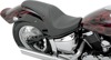 Predator Smooth Vinyl 2-Up Seat Black Low - For 1100 V-Star Custom Predator Smooth Vinyl 2-Up Seat Black Low - For 1100 V-Star Custom