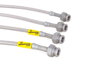 Goodridge G-Stop SS Brake Line Kit Fits 92-95 Civic & 93-00 Del Sol Rear Drum