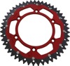 Moose Offroad Dual Rear Sprocket 49T Red For Gas Gas MC 125/250F/450F 2021 - 49 tooth dual rear sprocket for Gas Gas MC 2021