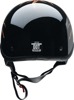 Z1R CC Beanie Hellfire Helmet - Large, Orange/Black - Half-face helmet with Hellfire graphic